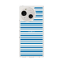 スリムプロテクションケース［ Small Border - Blue ］