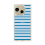 スリムプロテクションケース［ Small Border - Blue ］