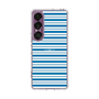 スリムプロテクションケース［ Small Border - Blue ］