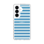 スリムプロテクションケース［ Small Border - Blue ］