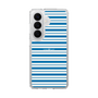 スリムプロテクションケース［ Small Border - Blue ］