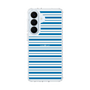 スリムプロテクションケース［ Small Border - Blue ］