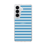 スリムプロテクションケース［ Small Border - Blue ］