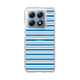 スリムプロテクションケース［ Small Border - Blue ］