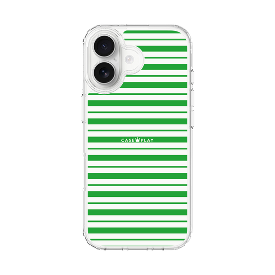 スリムプロテクションケース［ Small Border - Green ］
