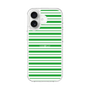 スリムプロテクションケース［ Small Border - Green ］