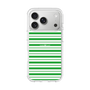 スリムプロテクションケース［ Small Border - Green ］