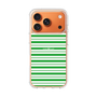 スリムプロテクションケース［ Small Border - Green ］