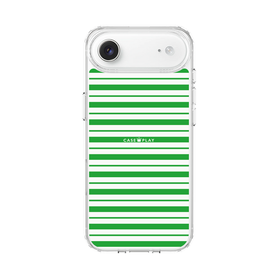 スリムプロテクションケース［ Small Border - Green ］