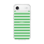 スリムプロテクションケース［ Small Border - Green ］