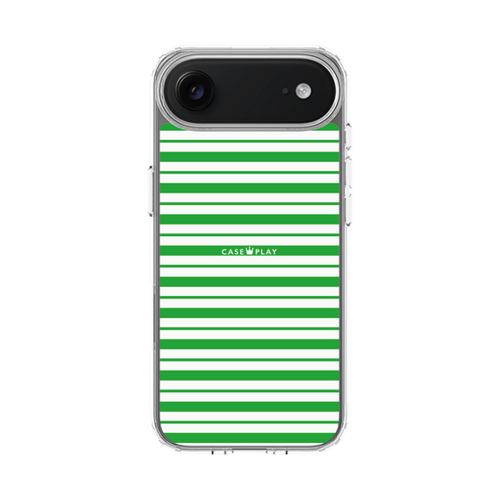 スリムプロテクションケース［ Small Border - Green ］