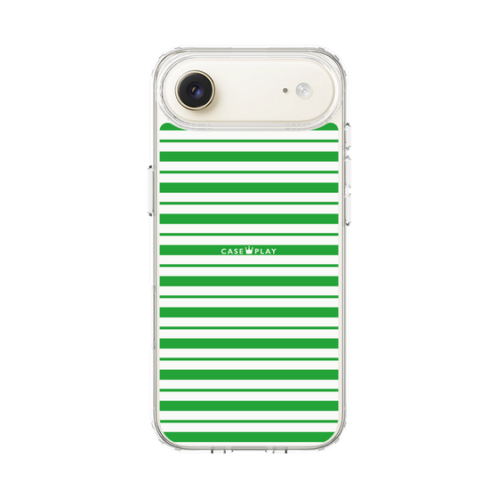 スリムプロテクションケース［ Small Border - Green ］