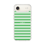 スリムプロテクションケース［ Small Border - Green ］