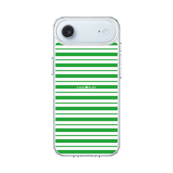 スリムプロテクションケース［ Small Border - Green ］