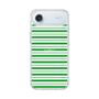 スリムプロテクションケース［ Small Border - Green ］