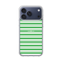スリムプロテクションケース［ Small Border - Green ］
