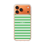 スリムプロテクションケース［ Small Border - Green ］