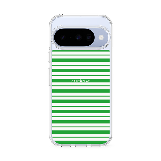 スリムプロテクションケース［ Small Border - Green ］
