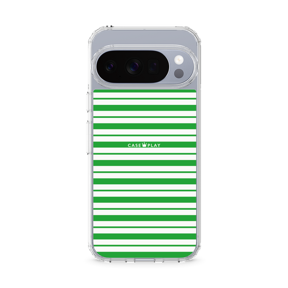 スリムプロテクションケース［ Small Border - Green ］