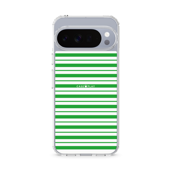 スリムプロテクションケース［ Small Border - Green ］