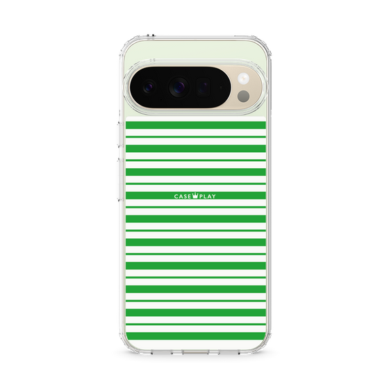 スリムプロテクションケース［ Small Border - Green ］