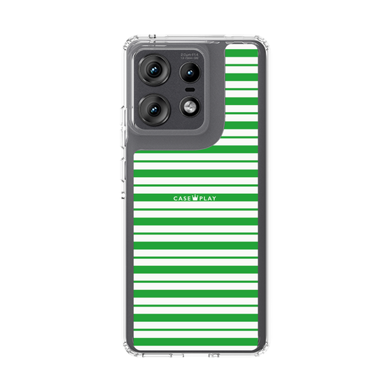 スリムプロテクションケース［ Small Border - Green ］