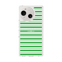 スリムプロテクションケース［ Small Border - Green ］