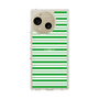 スリムプロテクションケース［ Small Border - Green ］