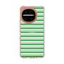 スリムプロテクションケース［ Small Border - Green ］