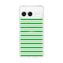 スリムプロテクションケース［ Small Border - Green ］