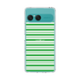 スリムプロテクションケース［ Small Border - Green ］