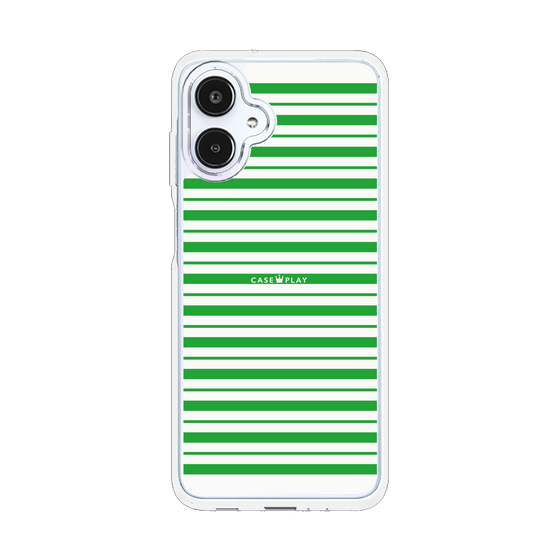 スリムプロテクションケース［ Small Border - Green ］