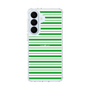 スリムプロテクションケース［ Small Border - Green ］