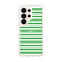 スリムプロテクションケース［ Small Border - Green ］