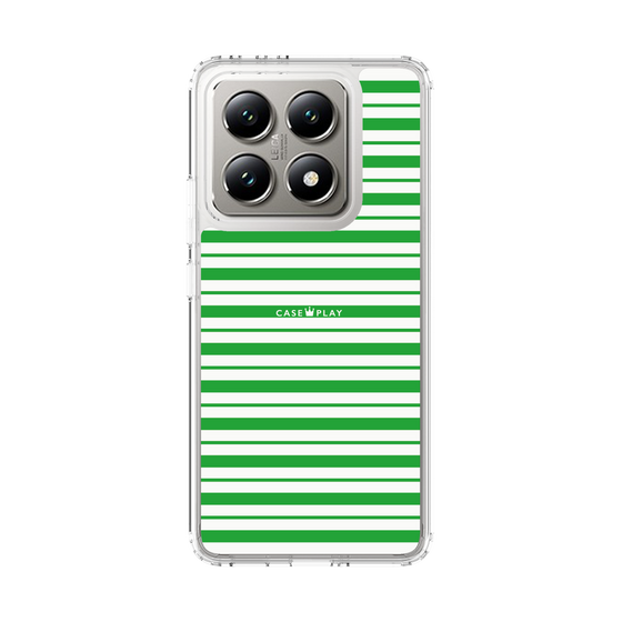 スリムプロテクションケース［ Small Border - Green ］