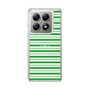 スリムプロテクションケース［ Small Border - Green ］
