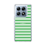 スリムプロテクションケース［ Small Border - Green ］