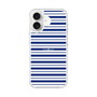 スリムプロテクションケース［ Small Border - Navy ］