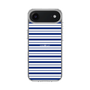 スリムプロテクションケース［ Small Border - Navy ］