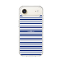 スリムプロテクションケース［ Small Border - Navy ］