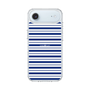 スリムプロテクションケース［ Small Border - Navy ］