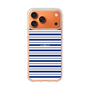 スリムプロテクションケース［ Small Border - Navy ］