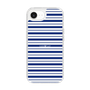 スリムプロテクションケース［ Small Border - Navy ］