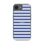 スリムプロテクションケース［ Small Border - Navy ］