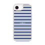 スリムプロテクションケース［ Small Border - Navy ］