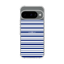 スリムプロテクションケース［ Small Border - Navy ］