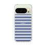 スリムプロテクションケース［ Small Border - Navy ］