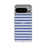 スリムプロテクションケース［ Small Border - Navy ］