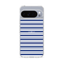 スリムプロテクションケース［ Small Border - Navy ］