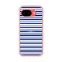 スリムプロテクションケース［ Small Border - Navy ］